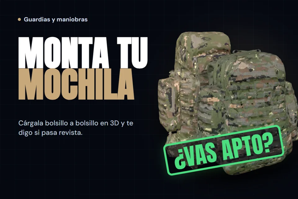 Monta tu mochila: dos mochilas militares y el sello ¿vas apto?